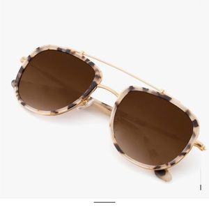 POLARIZED KREWE BRETON | MATTE OYSTER 24K
